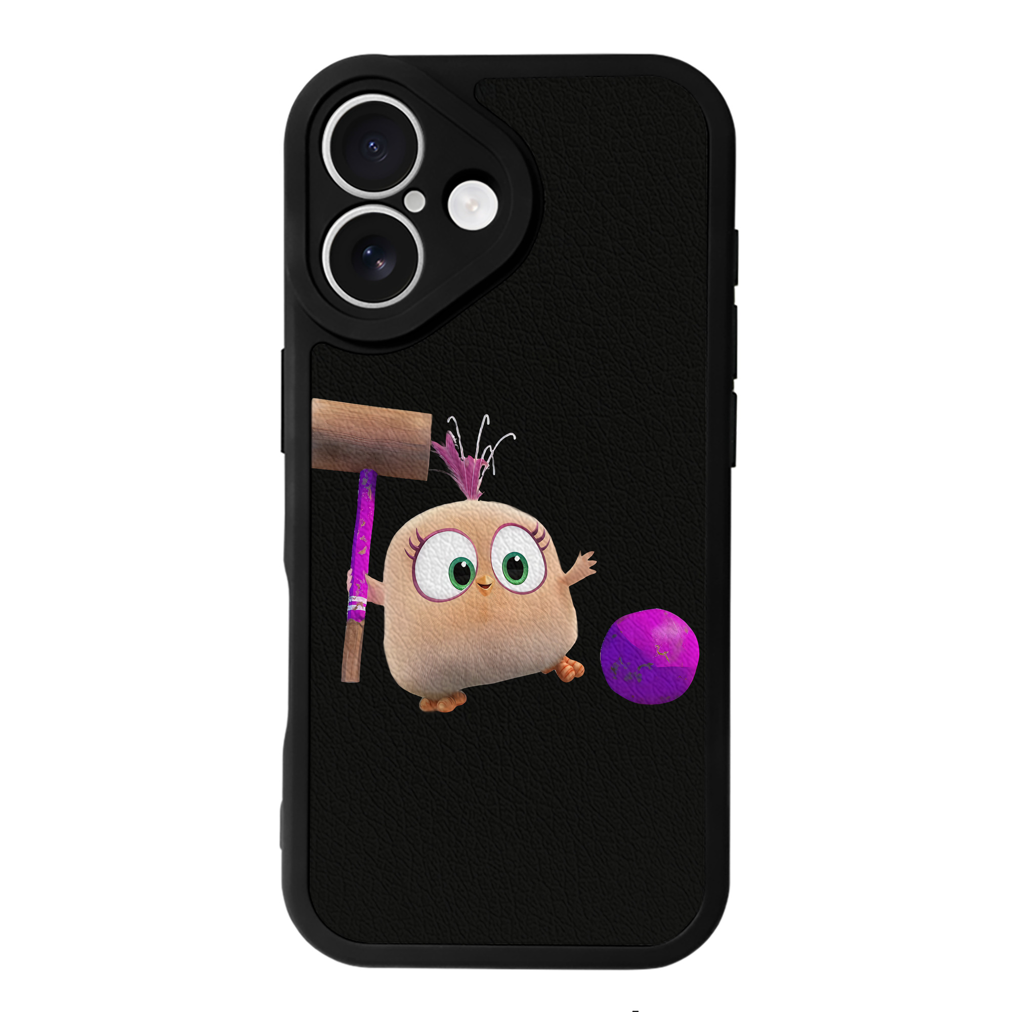 （画像用） Angry Birds アングリーバード 【iPhone 16シリーズ対応】シリコンスマホケース（レザー調） 材質：シリコン